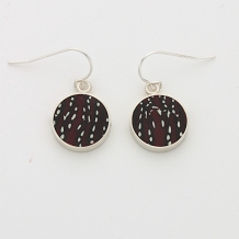 Polymer clay and Sterling Silver Earring