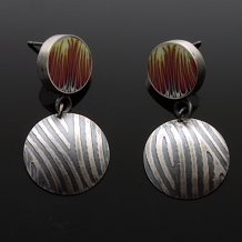 Sterling and Polymer Post Earrings