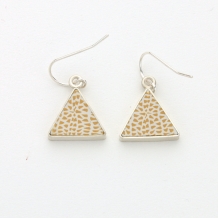 Polymer clay and Sterling Silver Earring